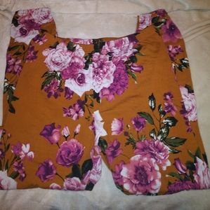 Floral leggings